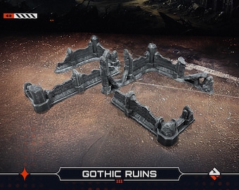 Gothic Ruins Set 3 | Tabletop Terrain