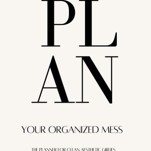 La agenda IT GIRL, la agenda para chicas con una estética impecable. ¡Planifica tu desorden organizado!