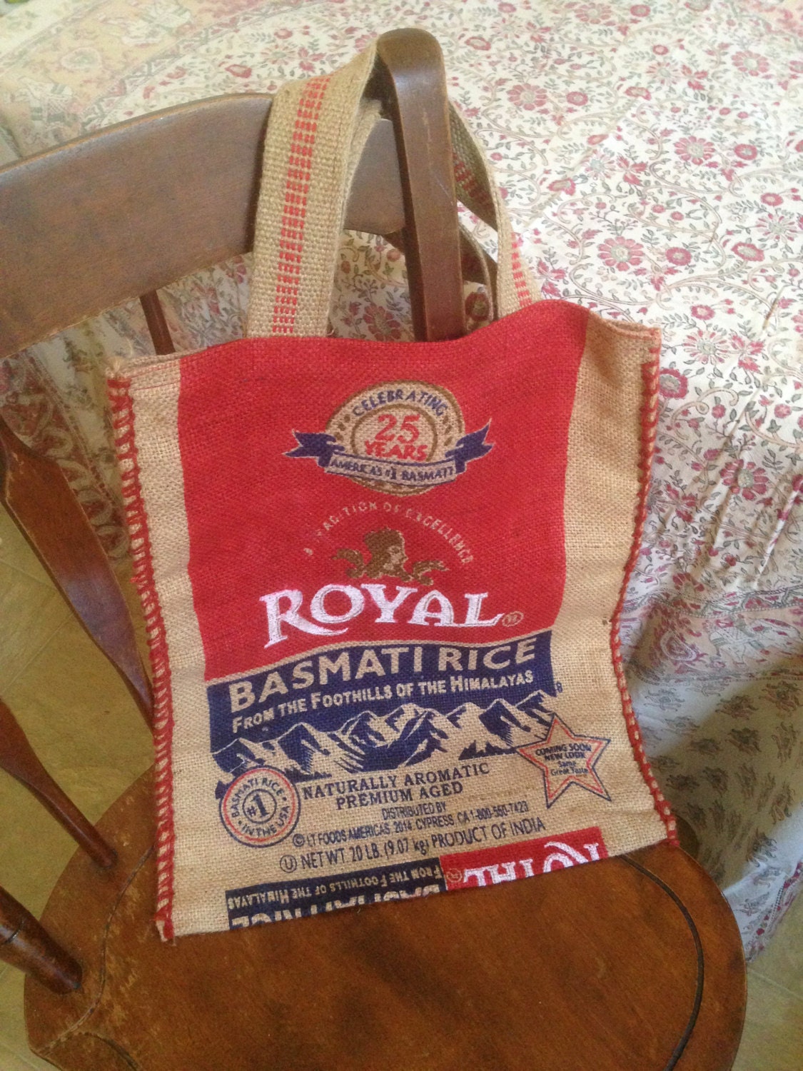 Upcycled Rice Bag Etsy