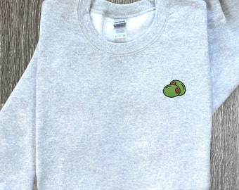 Olivecore Embroidered Sweatshirt, olive core sweatshirt, olive embroidered sweatshirt, olive logo, martini sweatshirt