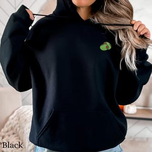 Olivecore Embroidered hoodie, olive core hooded sweatshirt, olive embroidered hooded sweatshirt, olive sweatshirt, dirty martini sweatshirt