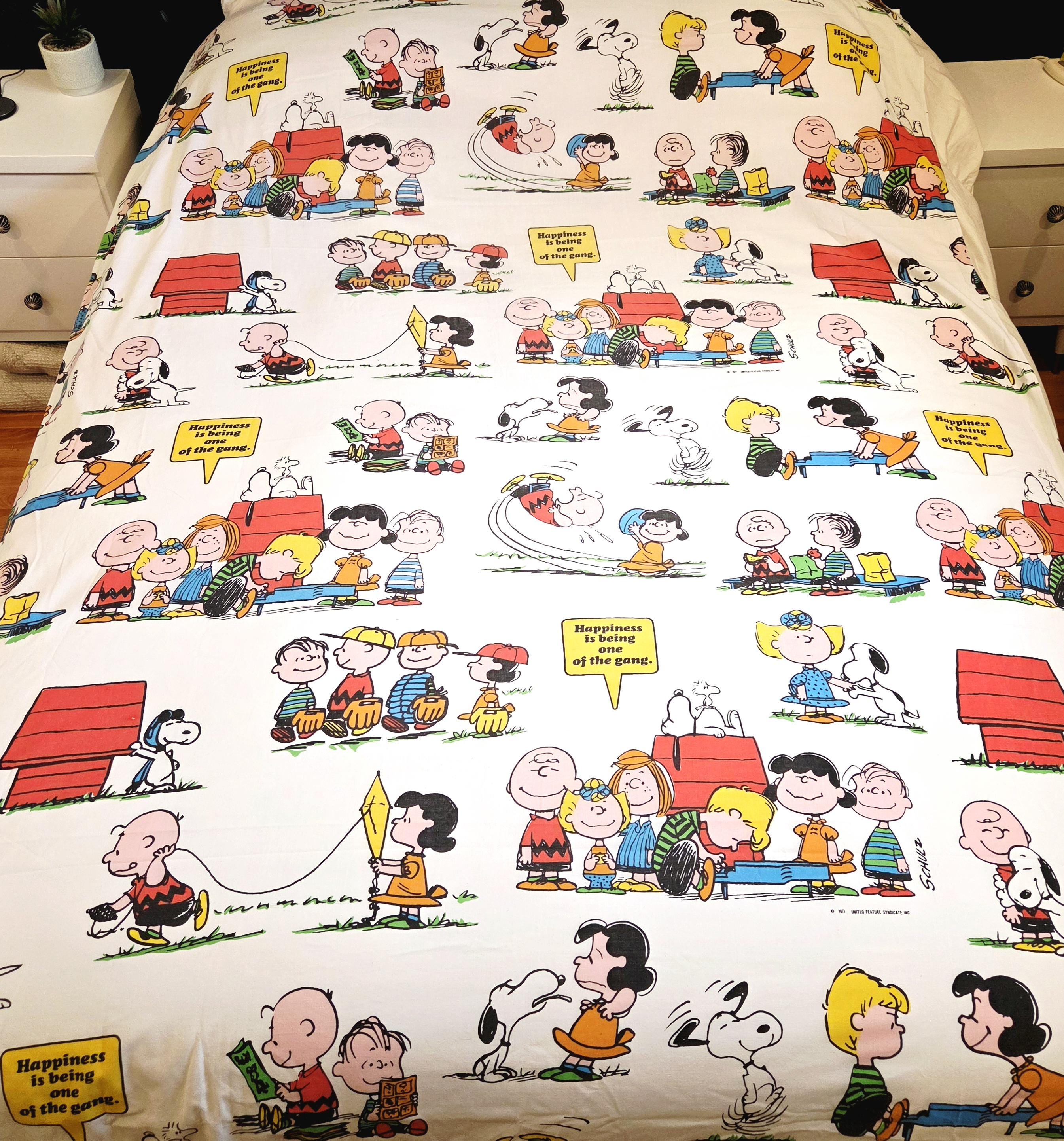 1970s Peanuts Sheet - Etsy