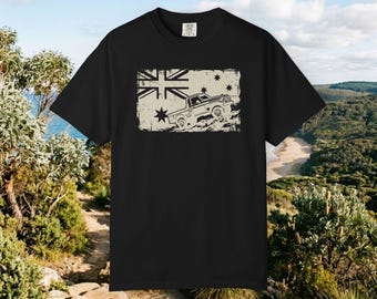 Land Cruiser 70 Series Pickup FJ75 Australian Flag 4x4 Off-Road T-Shirt Gift for Dad, Gift for Grandpa , Dad Birthday Gift