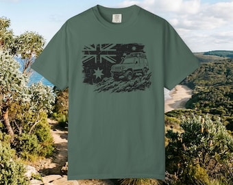 Land Cruiser 70 Series 4 Door Wagon HZJ77 Retro 4x4 Offroad T-Shirt Gift for Dad, Gift for Grandpa , Dad Birthday Gift