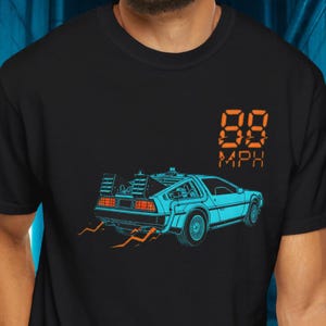 Time Machine 88 MPH Retro Synthwave T-shirt