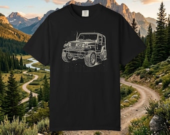 Wrangler TJ 4x4 We The People Off-Road Patriotic T-Shirt Gift for Dad, Mom, Humor Birthday Gift