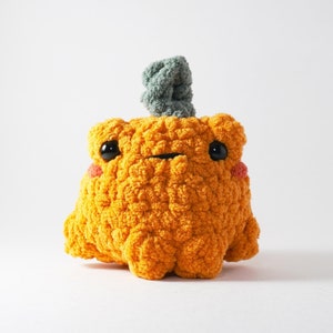 Crochet Lemon Frog | Small Handmade Plushie