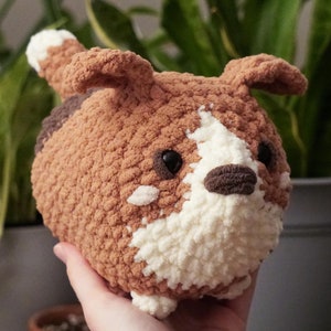 Crochet Beagle Dog | Medium Handmade Plushie