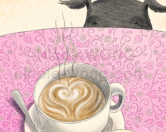 ACEO Archival Print -- Cappuccino