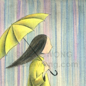 ACEO Print -- RAIN