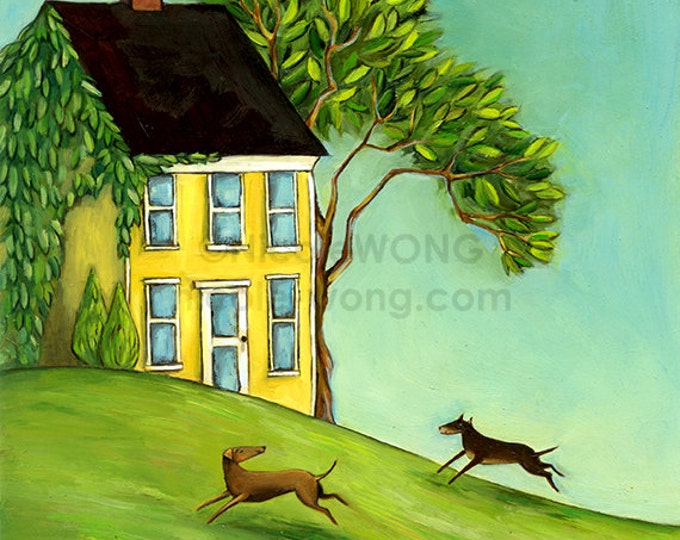 6x6 Original Oil Painting on Claybord Play Etsy