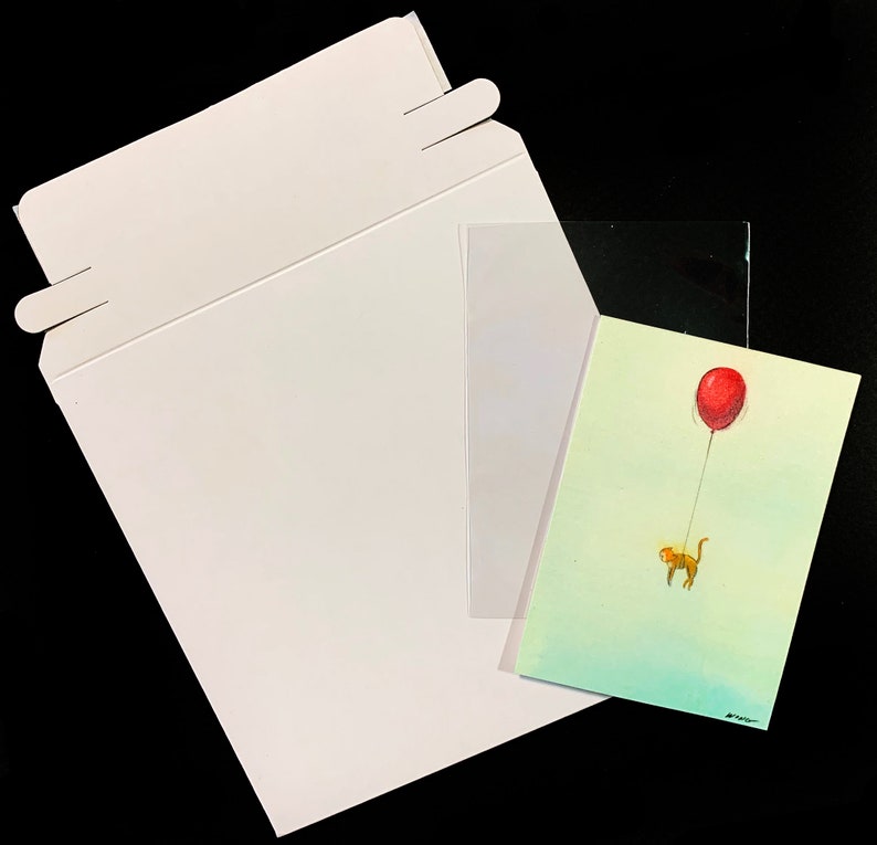 Original ACEO Drawing and Painting Floating