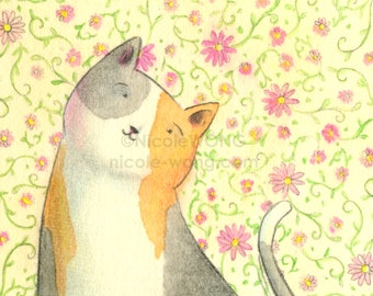 ACEO Archival Print -- JUST CAT