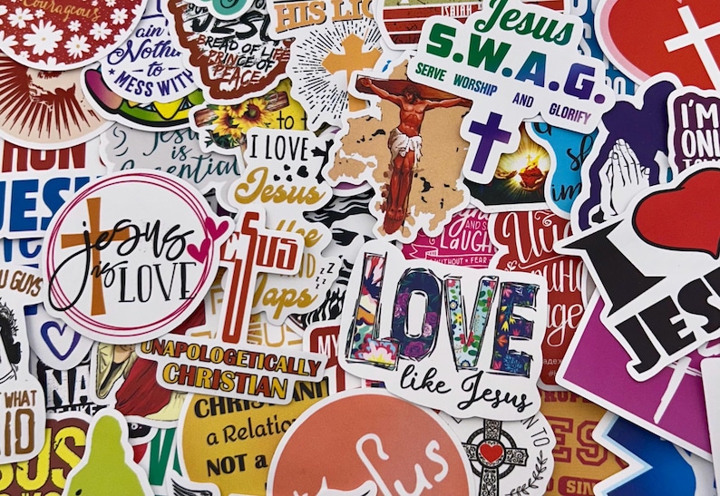 Christian Faith Sticker Pack | Bible Verse & Jesus Stickers ...