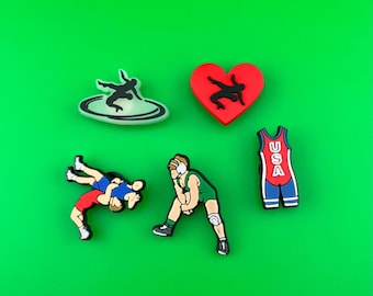 Unique Wrestling Shoe Charms Perfect Gift for Wrestlers and Coaches