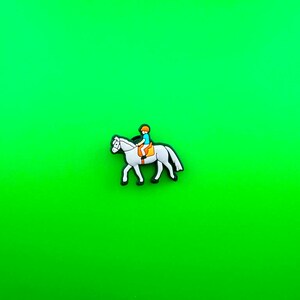 Equestrian Boot Charm: Cute Horse Accessory for Riders, Shoe Embellishment & Gift for Animal Lovers