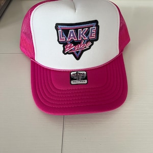Hot Pink “Lake Babe” Trucker Hat  – Beach, Pool, Summer, Vacation, Spring Break, Lake, River