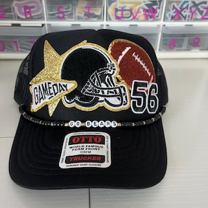 Custom Game Day Trucker Hat - Patches - Sports Mom