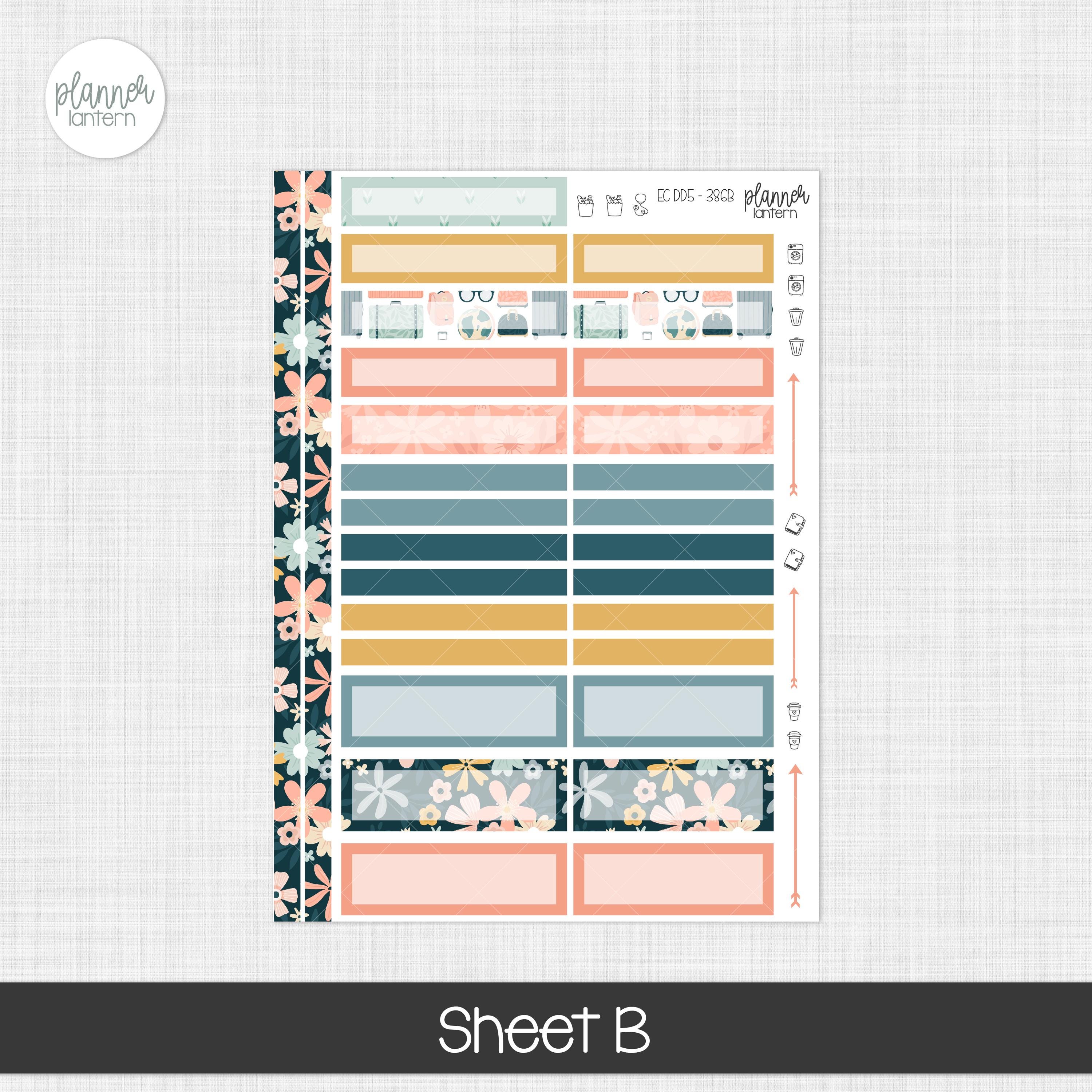 Daily Duo Planner Stickers | Erin Condren A5 Daily Duo | 386 - Etsy