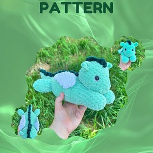 Baby Dragon Crochet Pattern Amigurumi