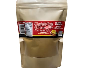 Maria's Best Golden Milk - Bio-Kurkuma, Ingwer, Ceylon-Zimt und schwarzer Pfeffer-Mischung - Zuckerfrei, Anregend - 10 oz.
