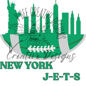 Design del football dei Jets, file SVG, PNG e Jpg, squadra di football, football dei New York, Jets