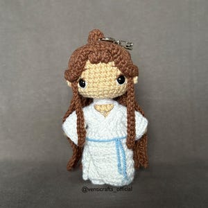 Xie Lian crochet doll/keychain - Heaven Official’s Blessing inspired amigurumi