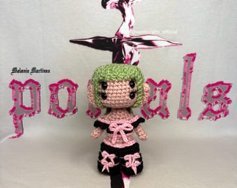 Gehäkelte Melanie Martinez Creature Puppe/Schlüsselanhänger - Portals Kreatur inspirierte Amigurumi Puppe