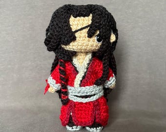 Hua Cheng Puppe / Schlüsselanhänger - Tian Guan Ci Fu, inspiriert amigurumi Puppe