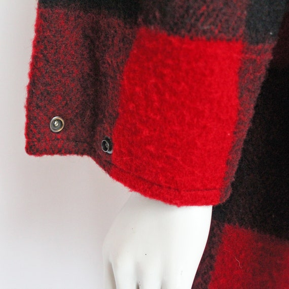 Vintage Woolrich Red and Black Buffalo Plaid Belt… - image 6