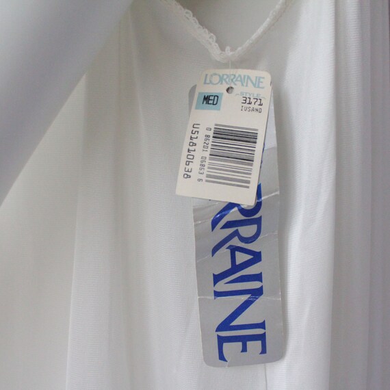 NWT Lorraine Long White Nightgown with Button Bod… - image 9