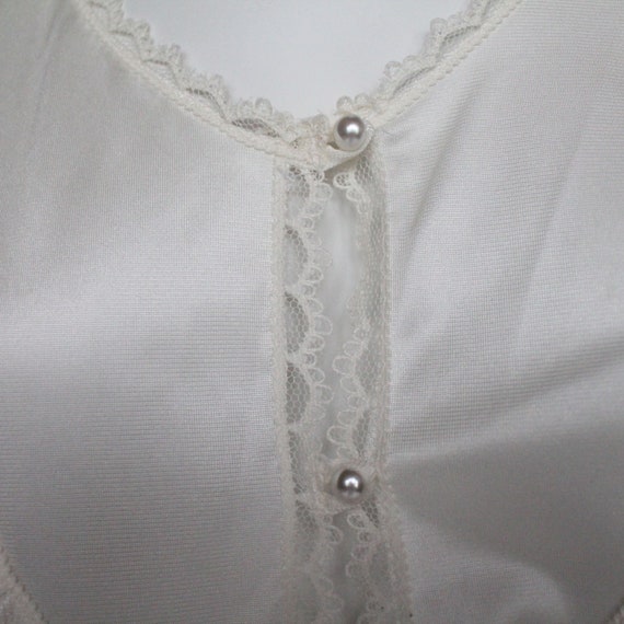 NWT Lorraine Long White Nightgown with Button Bod… - image 7