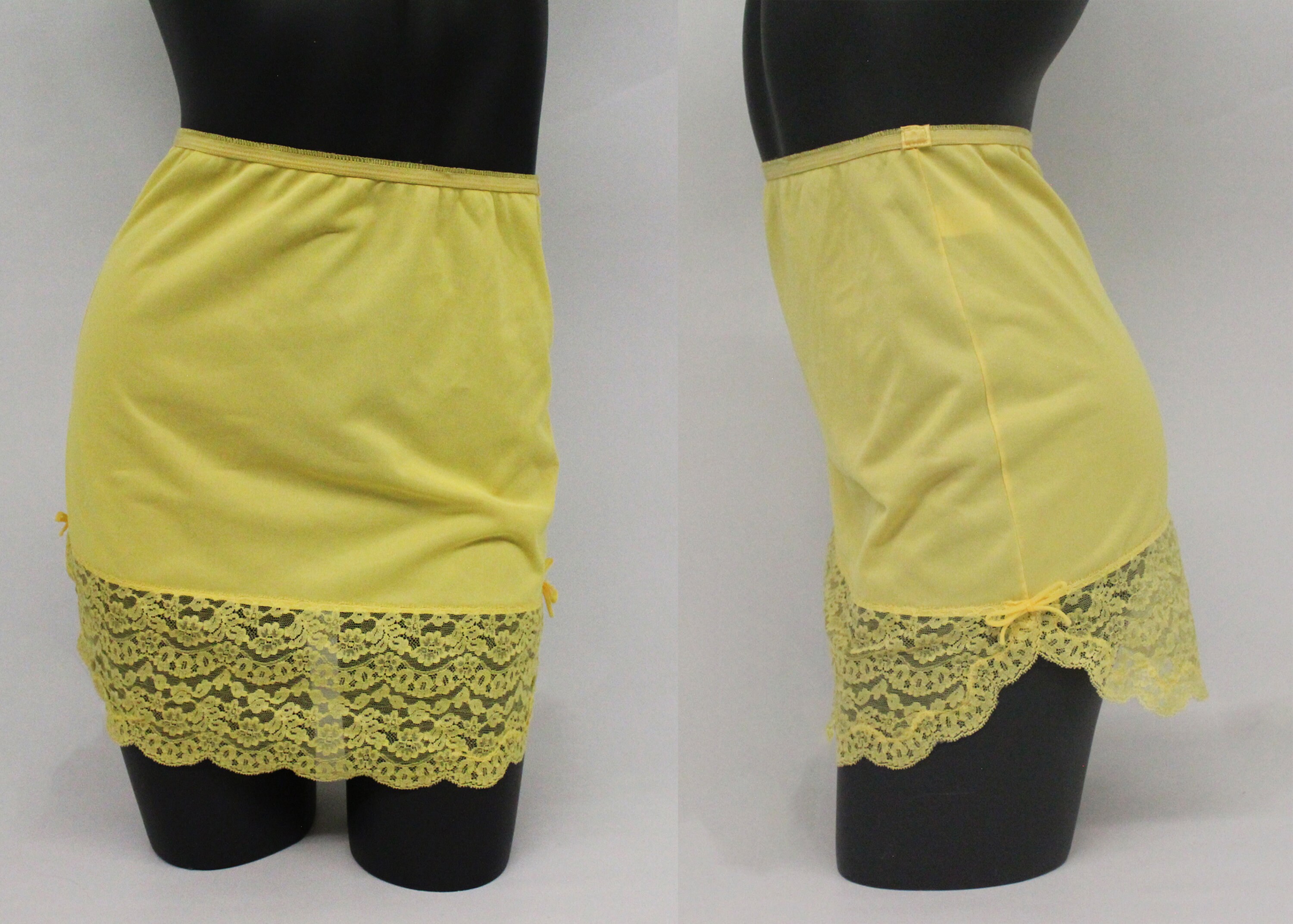 60s Hollywood Vassarette Golden Yellow Half Slip / Munsingwear Etsy