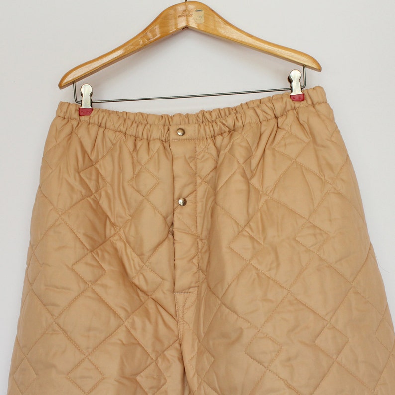 60's Mens Quilted Long Underwear Bottoms Large to Extra Etsy
