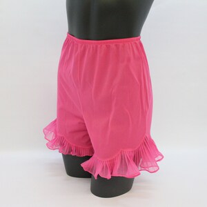 60s Red Ruffled Lace Nylon Pettipants main image 1