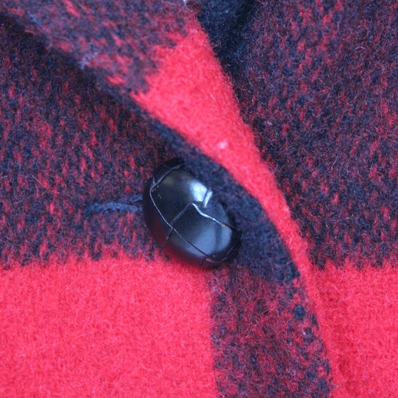 Vintage Woolrich Red and Black Buffalo Plaid Belt… - image 8