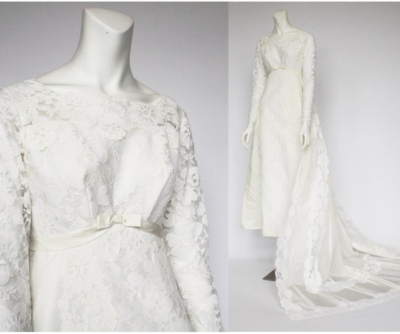vintage empire waist wedding dress