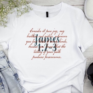 Perserverance, James 1:2-3, digital download, christian, jesus, scripture, James