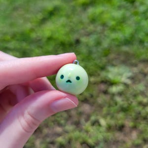 Smiski Clay Charm Keychain Glow in the dark!