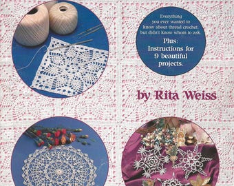 American School of Needlework "Complete Guide to Thread Crochet" Booklet # 1186