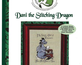 Dragon Dreams "Dani The Stitching Dragon" Cross Stitch Chart #DD79