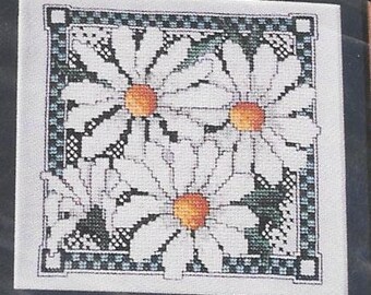 EXTREMELY RARE! Hearthside Designs "He Loves Me He Loves Me Not" Cross Stitch Chart