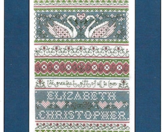 Imaginating "Eternity Sampler" by Joan Elliott Cross Stitch Chart #2667