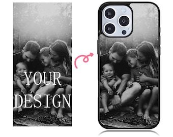 Coque de portable personnalisée avec collage d'images - Coque de portable personnalisée avec photo pour iPhone 11 12 13 14 15 16 personnalisable