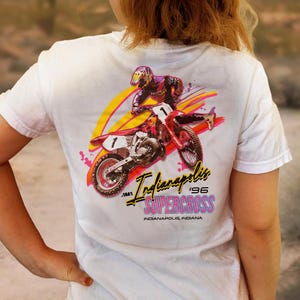 鬼レア‼️Jeremy McGrath AMA SX Champ Tシャツ Unisex Jeremy Mcgrath 1996 Indianapolis SX Shirt - Vintage