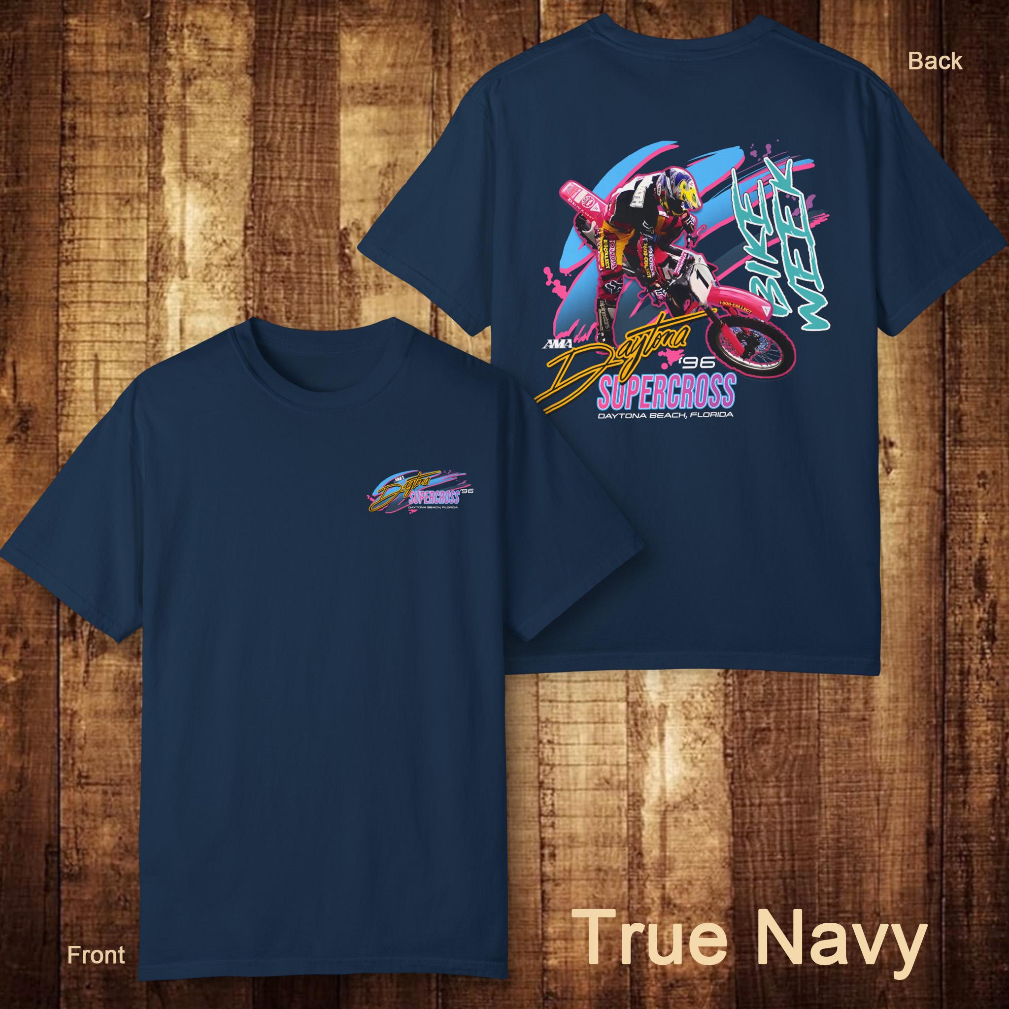 Jeremy Mcgrath 1996 Daytona SX Shirt (dark Colors) - Vintage