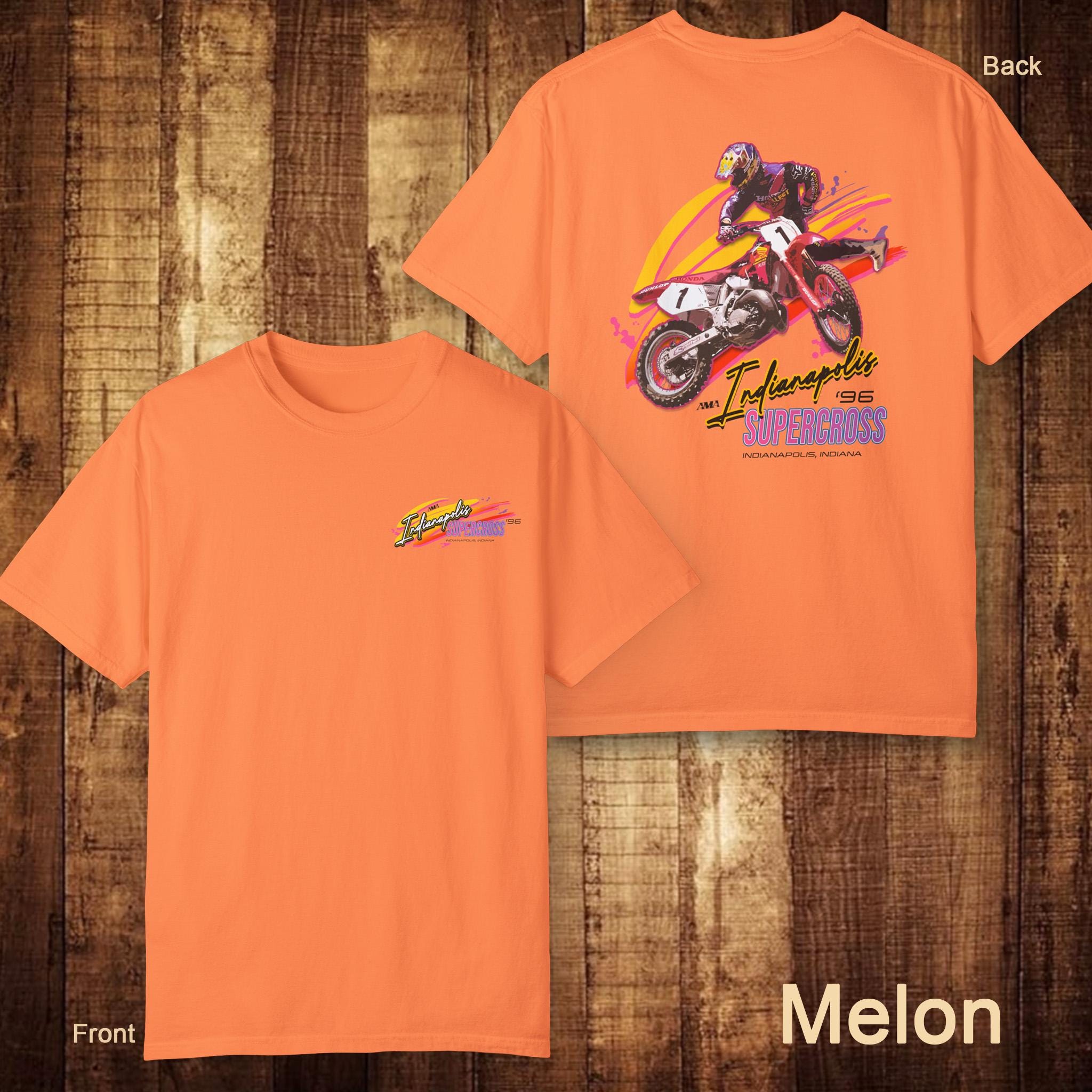 Unisex Jeremy Mcgrath 1996 Indianapolis SX Shirt - Vintage