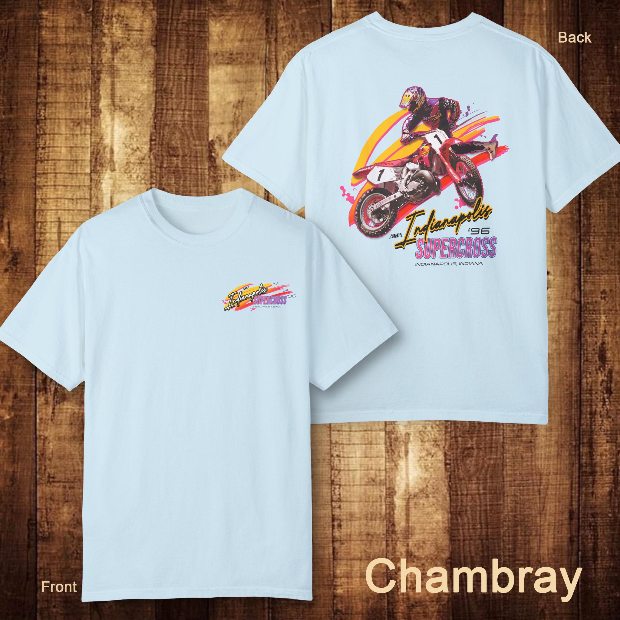 Unisex Jeremy Mcgrath 1996 Indianapolis SX Shirt - Vintage