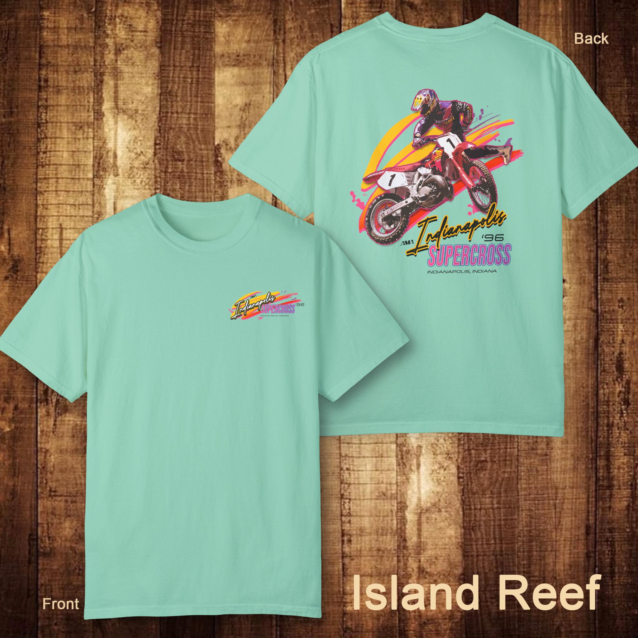 Unisex Jeremy Mcgrath 1996 Indianapolis SX Shirt - Vintage