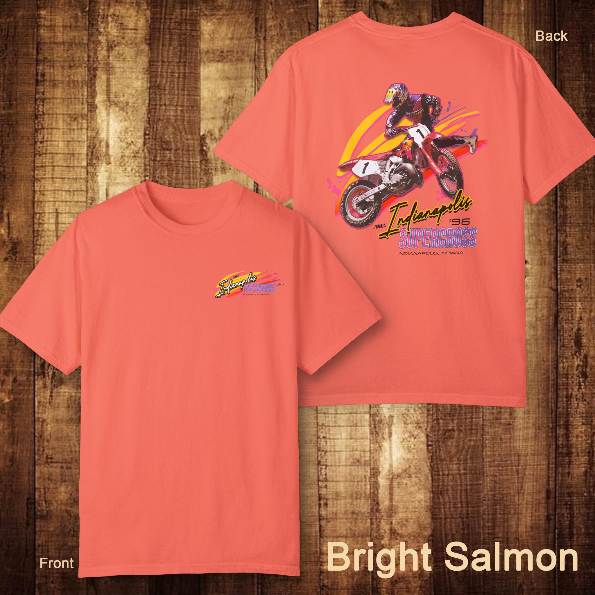 Unisex Jeremy Mcgrath 1996 Indianapolis SX Shirt - Vintage